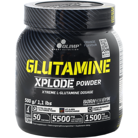 Аминокислоты «Olimp» Glutamine Xplode, апельсин, 500 г