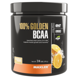 ВСАА Maxler 100% Golden BCAA 210 g  - Orange