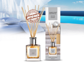 Аромадиффузор воздуха Areon Home Perfume Silver Linen 150мл