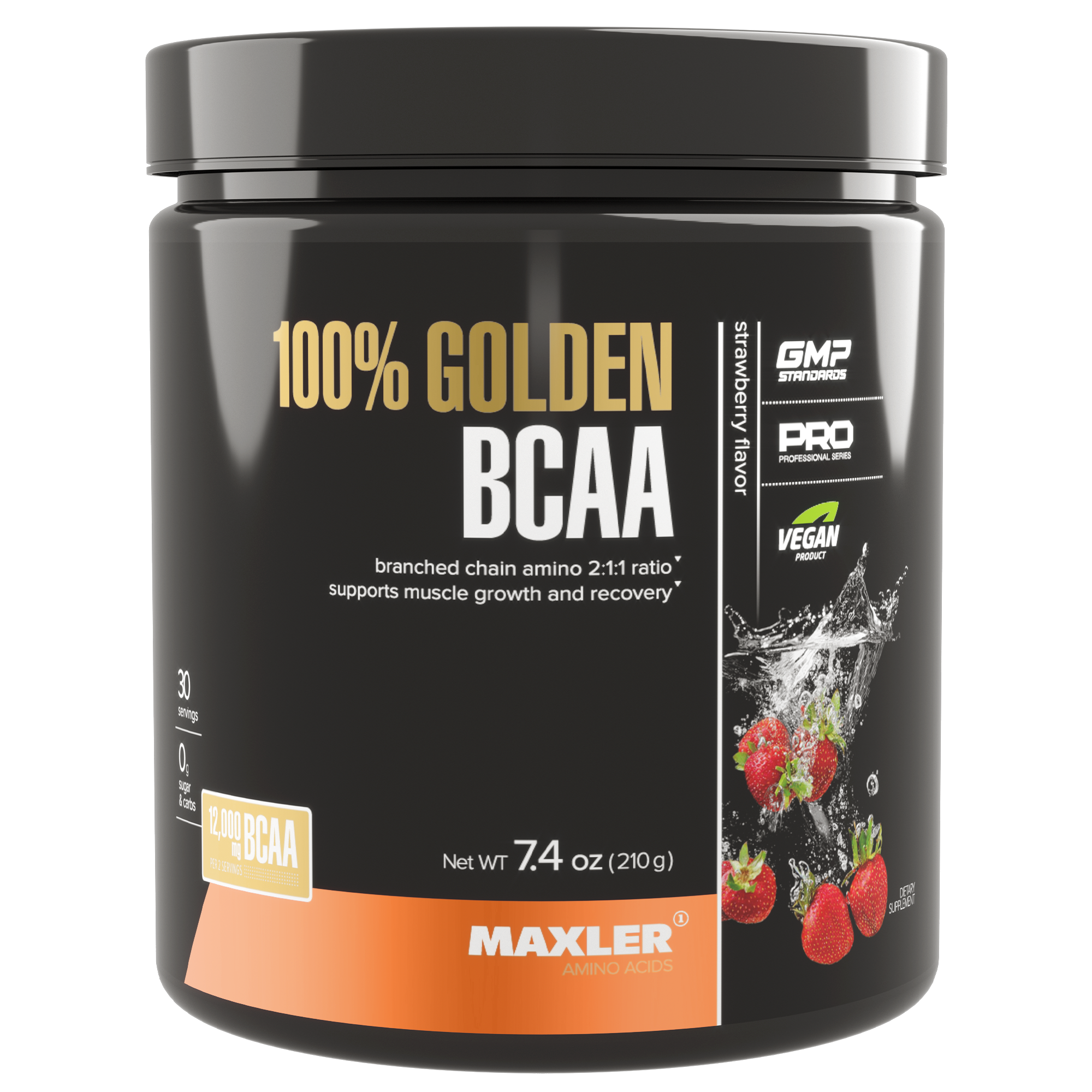 ВСАА Maxler 100% Golden BCAA 210 g - Strawberry