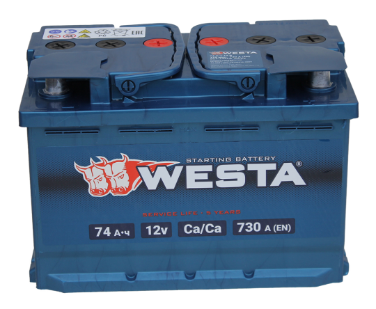 Аккумулятор WESTA 6СТ-74 VLR Euro