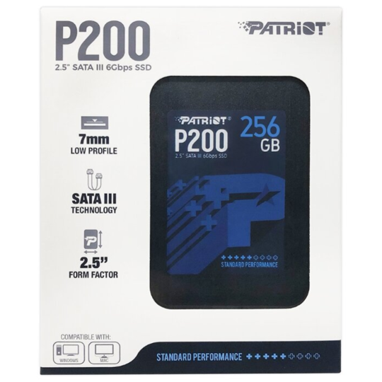 SSD диск «Patriot» P200 256GB P200S256G25.