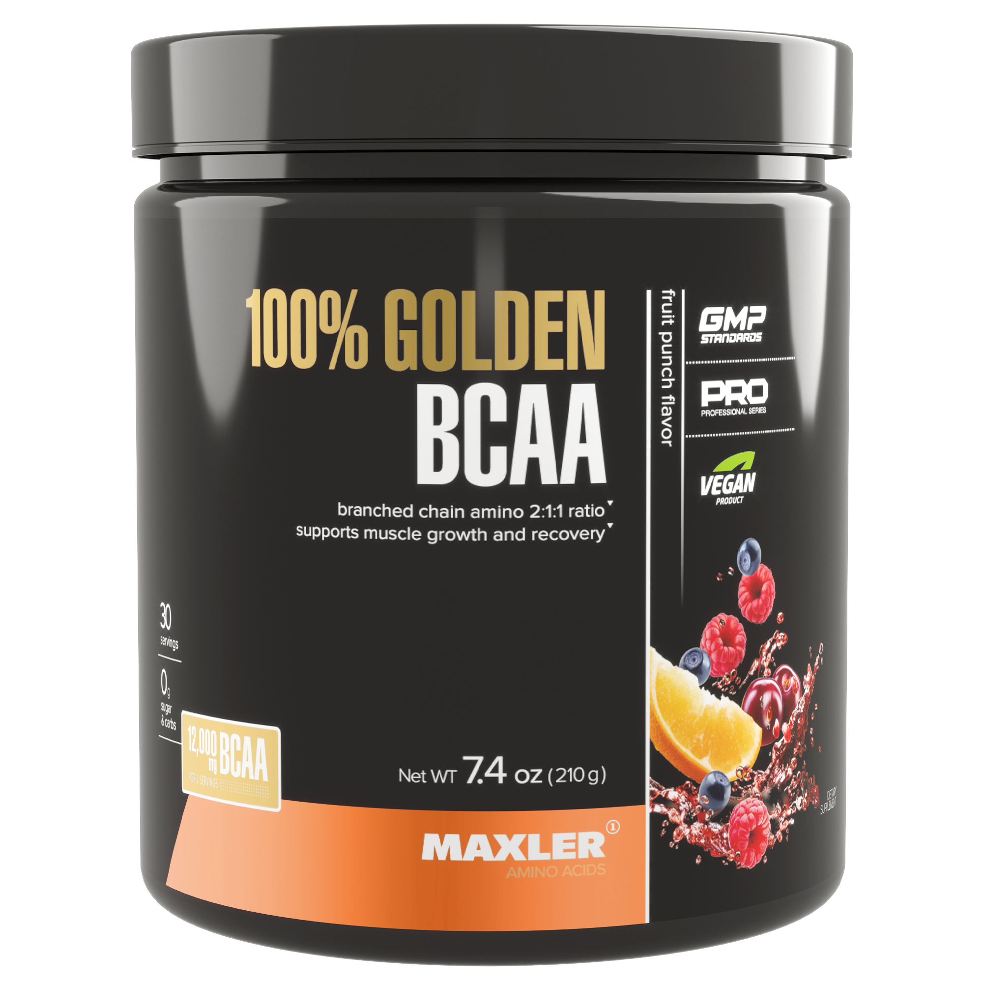 ВСАА Maxler 100% Golden BCAA 210 g - Fruit Punch