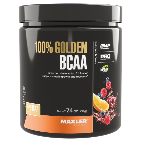 ВСАА Maxler 100% Golden BCAA 210 g - Fruit Punch