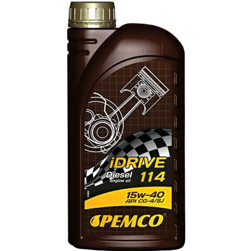 Масло моторное «Pemco» iDrive 114 15W-40 CG-4/CF-4/CF/SL, PM114-1, 1 л #0