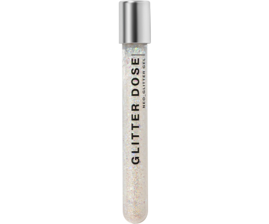 Глиттер Influence Beauty Glitter Dose на гелевой основе тон 01 белый 6.5мл