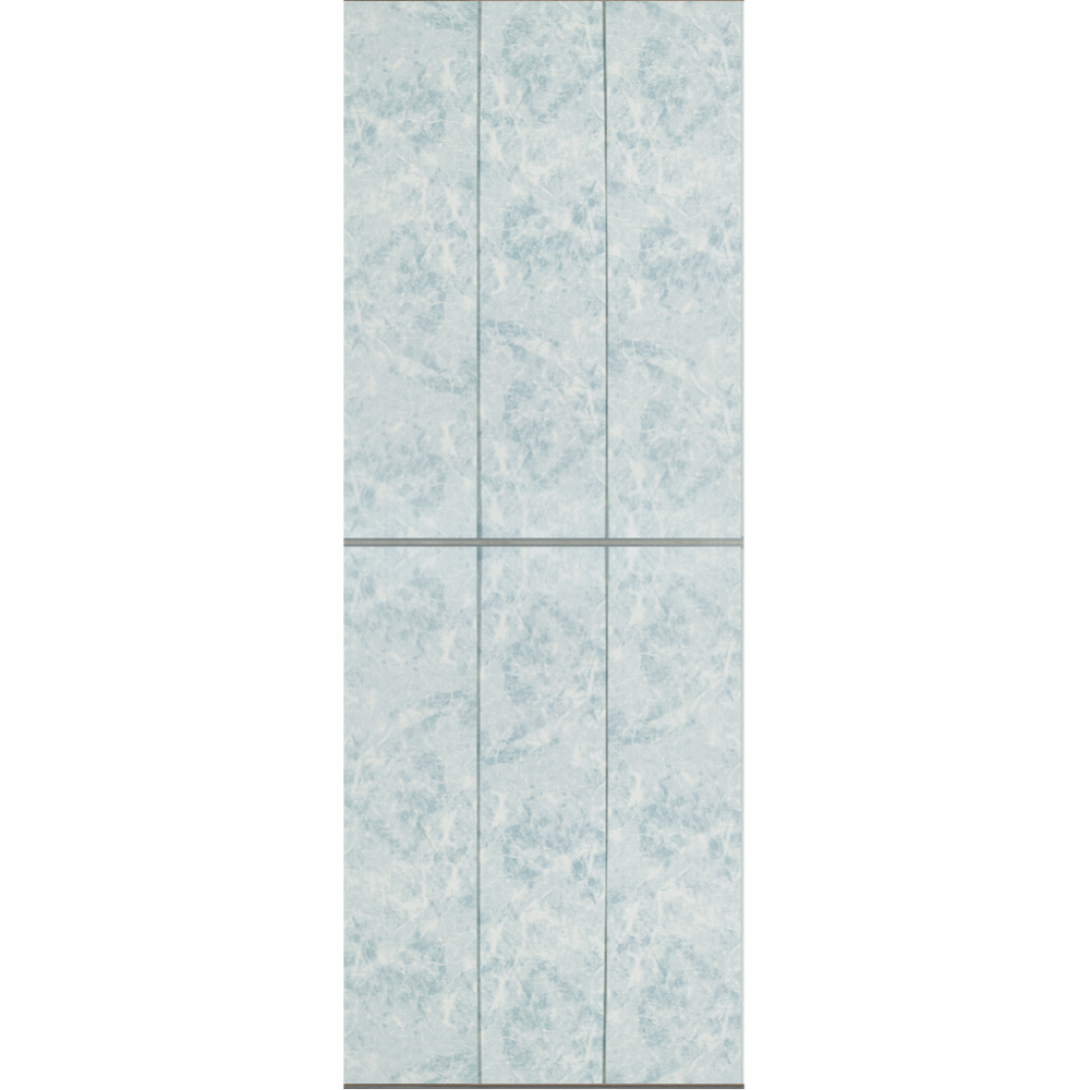 Экран-дверка «Comfort Alumin» Мрамор, голубой, 83х200 см