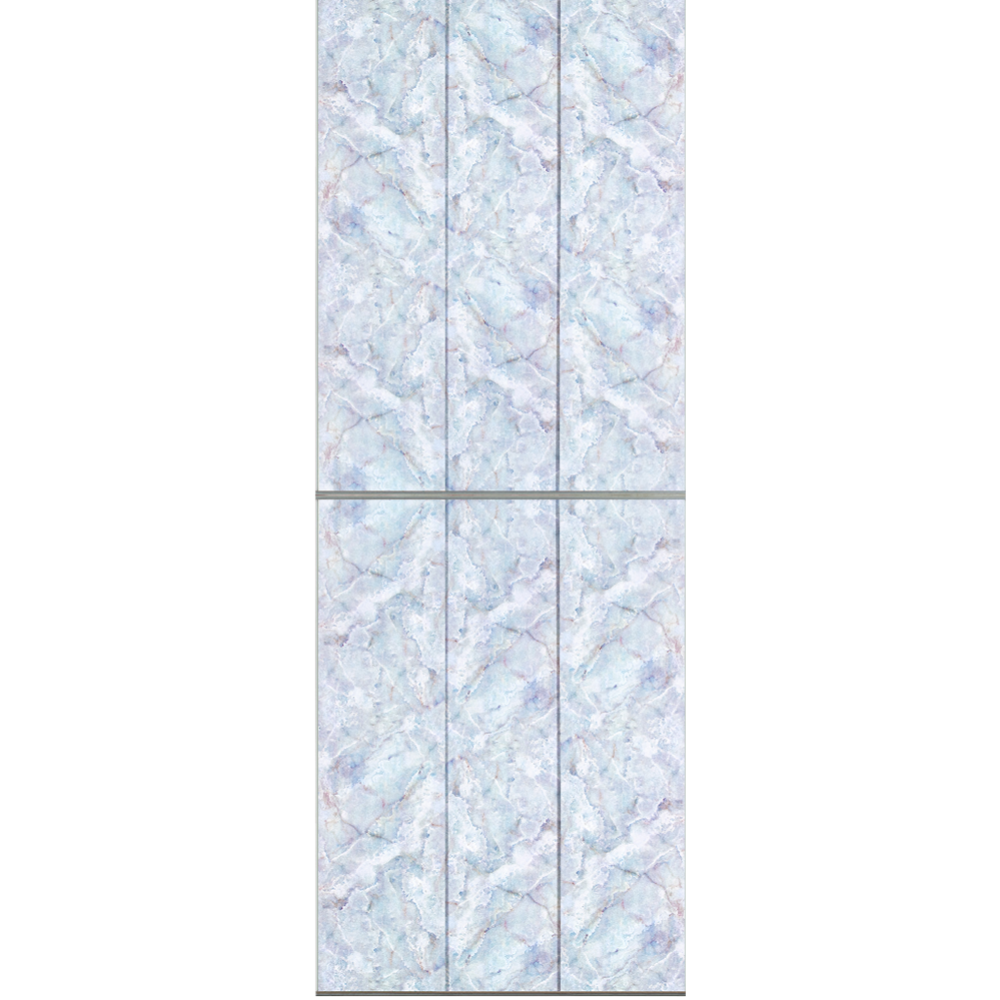 Экран-дверка «Comfort Alumin» Плитка, голубая, 83х200 см