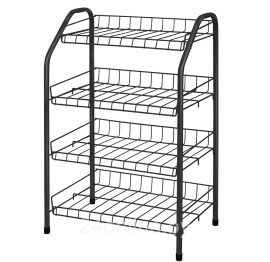 Этажерка для обуви Ника ЭТ2 черный