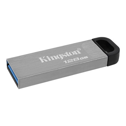 USB флеш - накопитель Kingston DataTraveler Kyson 128Gb, 200MB/s Metal USB 3.2 Gen 1