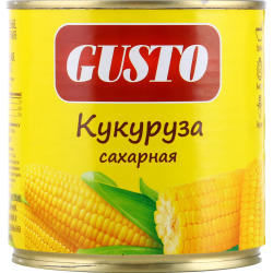 Ку­ку­ру­за «Gusto»  кон­сер­ви­ро­ван­на­я­са­хар­ная, 400 г