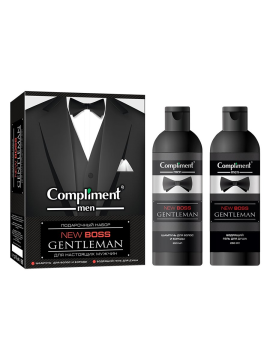 Набор Compliment men NEW BOSS №1770 Gentleman 250мл/250мл Набор Compliment men NEW BOSS №1770 Gentleman 250мл/250мл