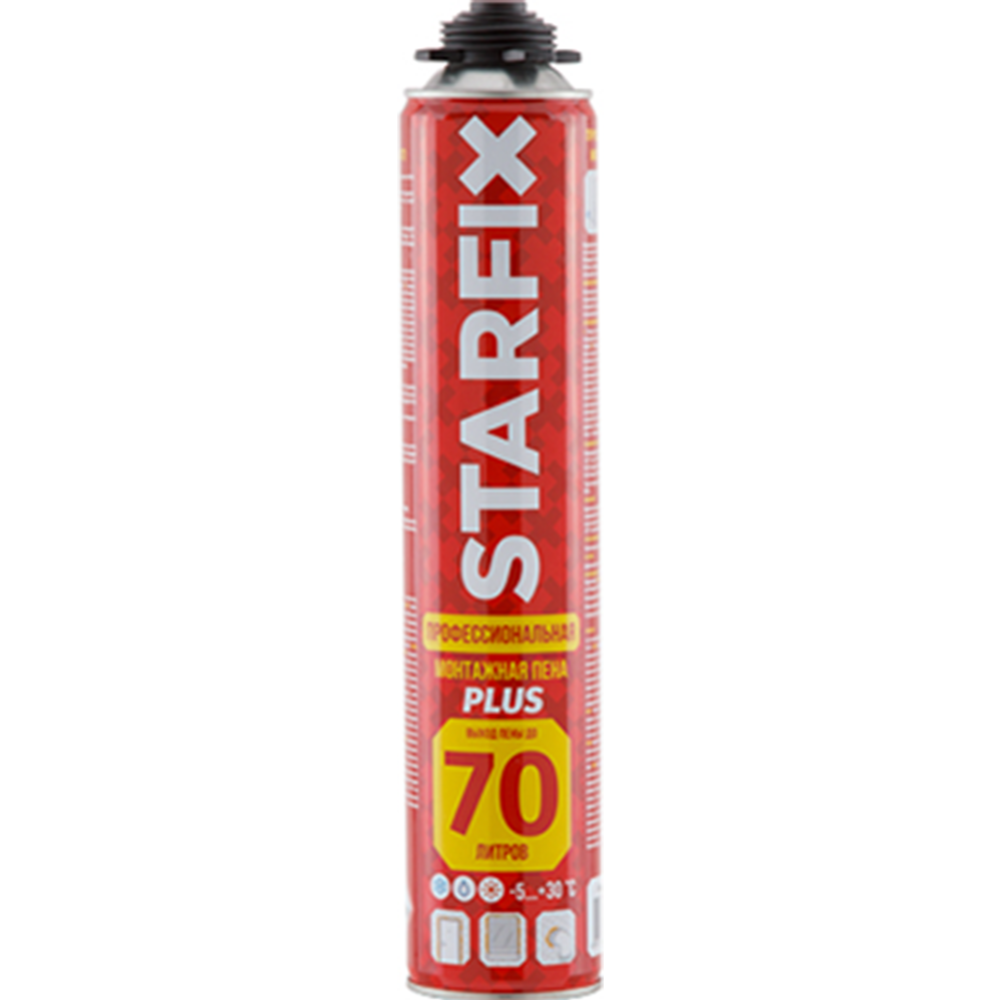 Монтажная пена «Starfix» Foam Pro Plus 70, SM-65524-1, 890 мл