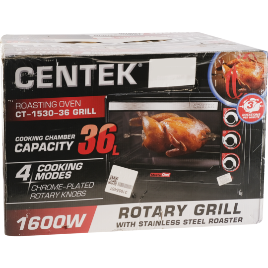 Мини-печь «Centek» Grill, CT-1530-36 GRILL, уцененная