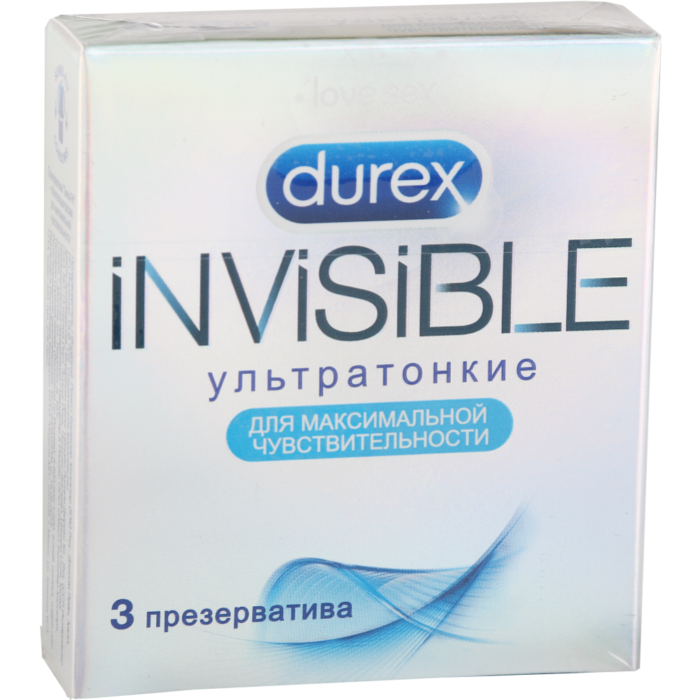 Картинка товара Презервативы «Durex» Invisible, 3 шт