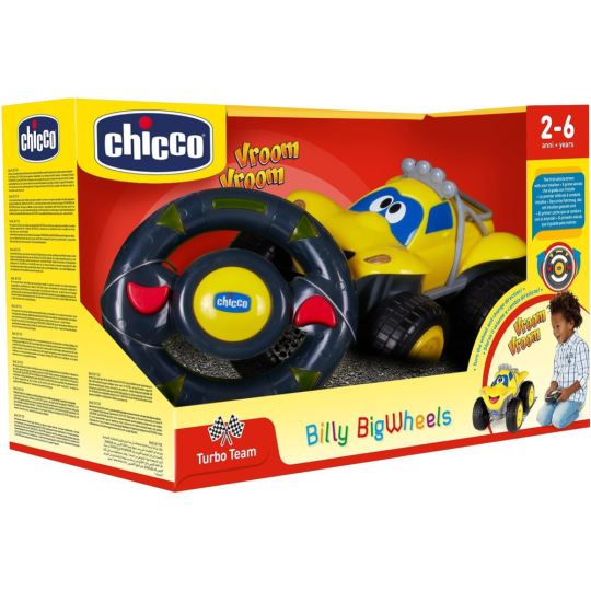 Машинка «Chicco» Билли-большие колеса, 61759000000, желтая