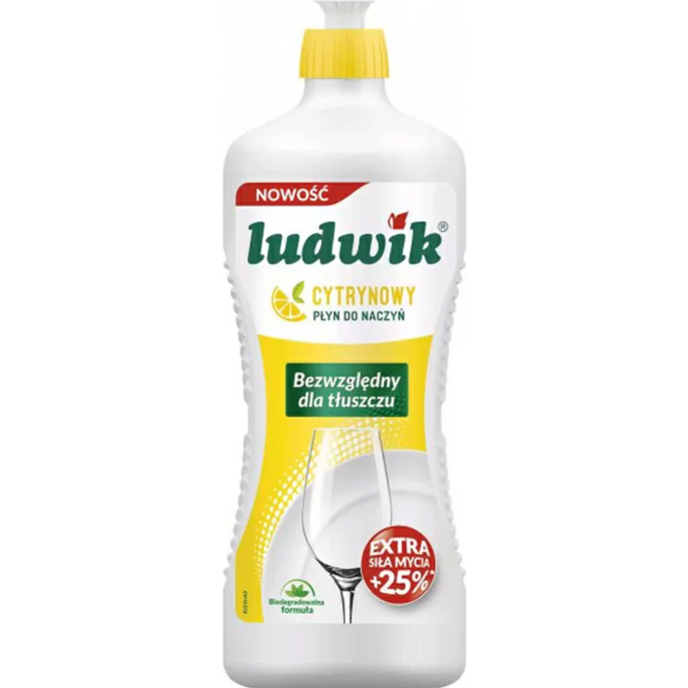 Жидкость для мытья посуды «Ludwik» Лимон, 900 мл #0