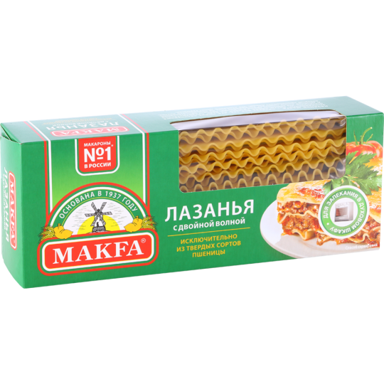 Макаронные изделия «Makfa» лазанья, 500 г