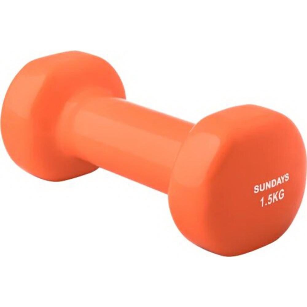 Гантель «Sundays Fitness» IR92005, оранжевый, 1.5 кг