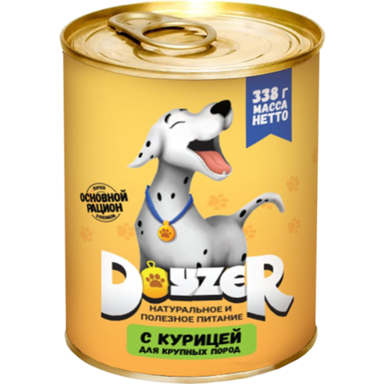 Корм для собак «Doyzer» с курицей, 338 г