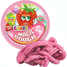 Тесто-пластилин «Craze» Magic Dough, 35368.A, Фруктовая фантазия, розовый-клубника, 70 г