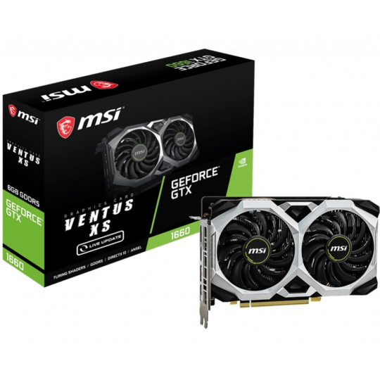 Видеокарта«MSI» GeForce GTX 1660 Super Ventus XS.