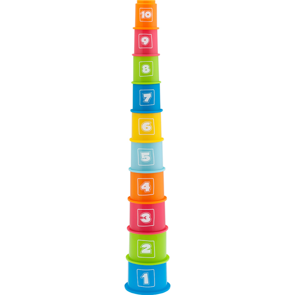 Игрушка «Chicco» Занимательная пирамидка с цифрами 2 в 1, 7511000000