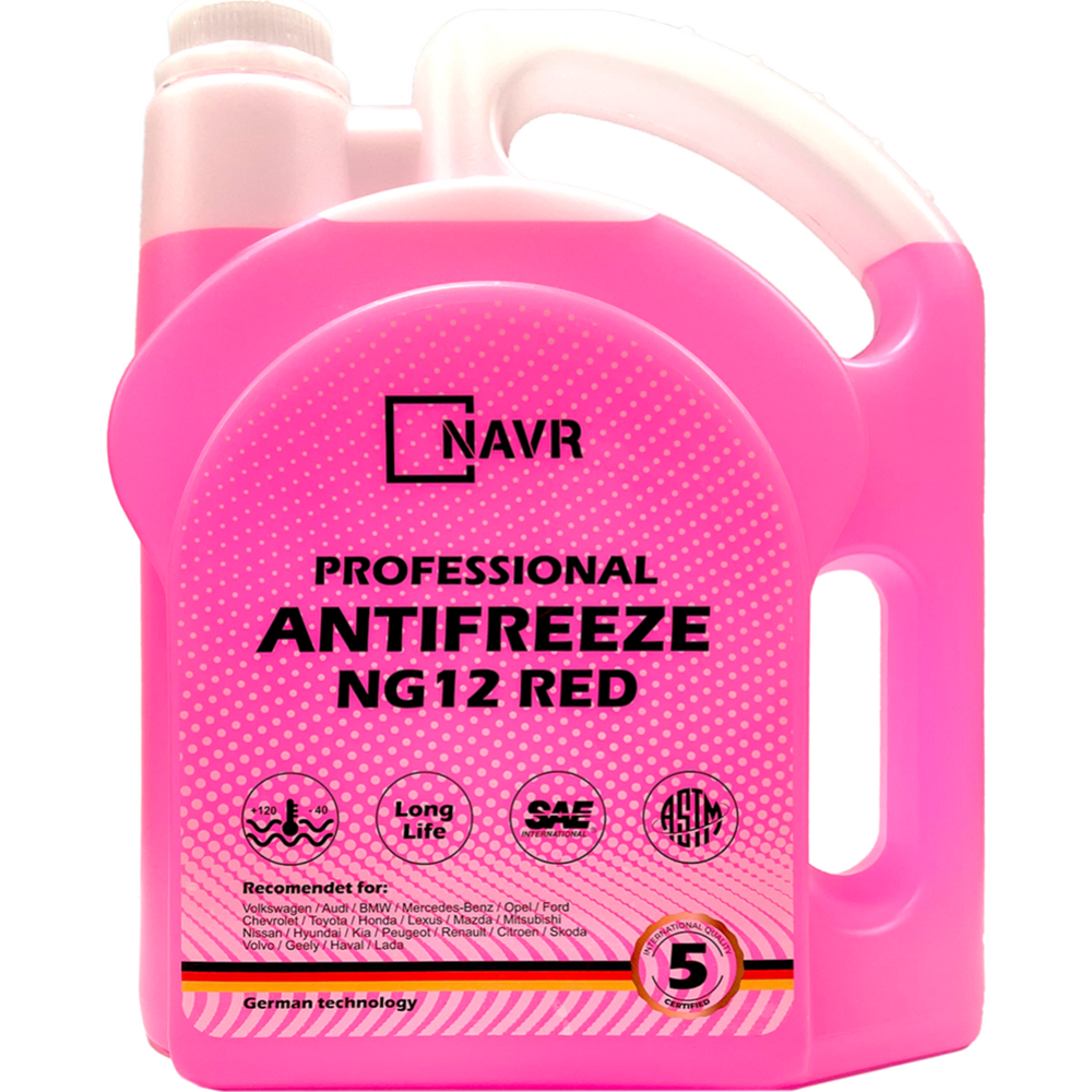 Антифриз «Navr» NG12, ANG5R, red, 4.2 л