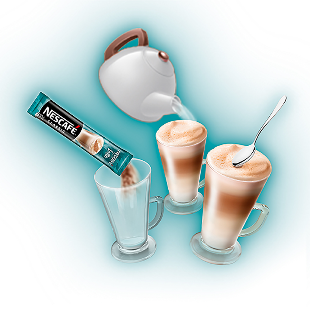 Уп. Кофейный напиток растворимый «Nescafe» Classic Latte, 7х18 г