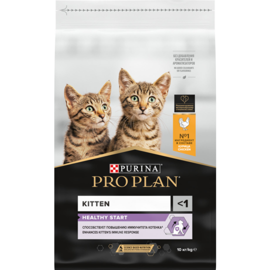 Корм для котят «Pro Plan» Original Kitten OptiStart, курица, 10 кг