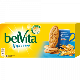 Пе­че­нье «BelVita» мульти-зла­ко­вое, утрен­нее, 225 г