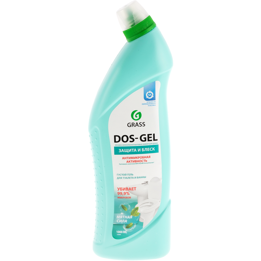 Средство чистящее «Grass» Dos-Gel, Мятная сила, защита и блеск, 1 л