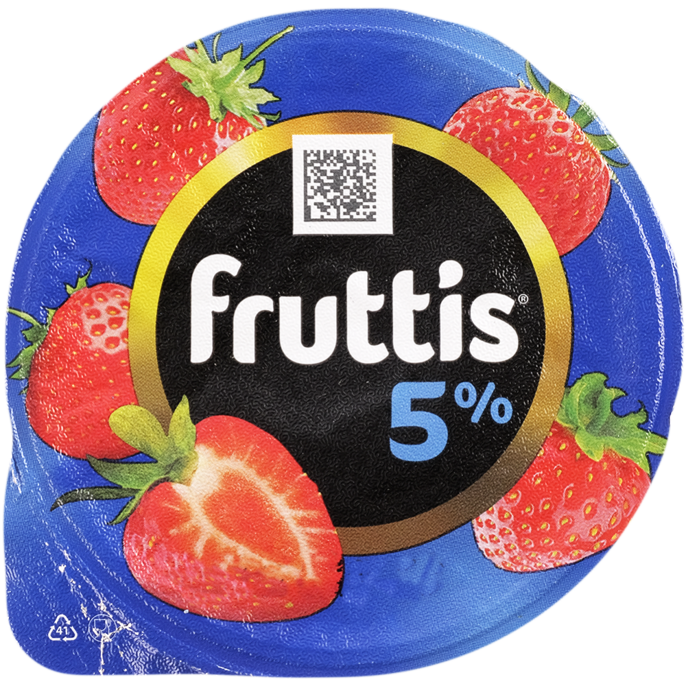 Йогуртный продукт «Fruttis» клубника, 5%, 290 г #1