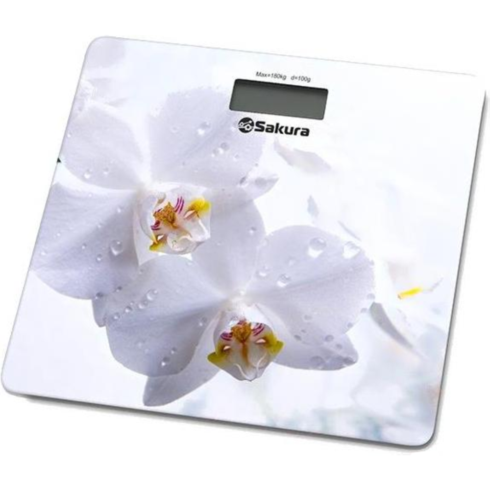 Весы напольные «Sakura» SA-5065WF, орхидея