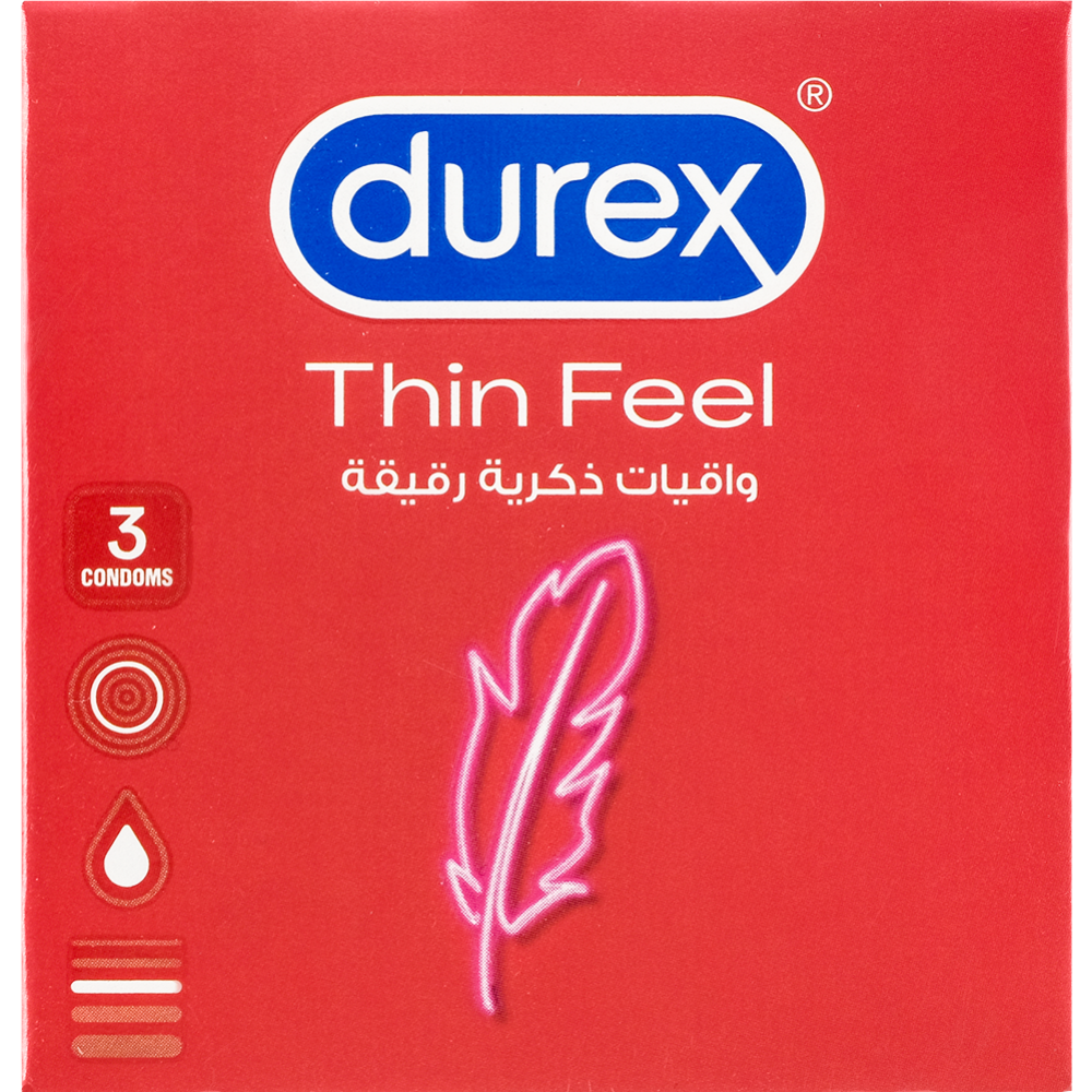 Презервативы «Durex» Thin Feel, 3 шт