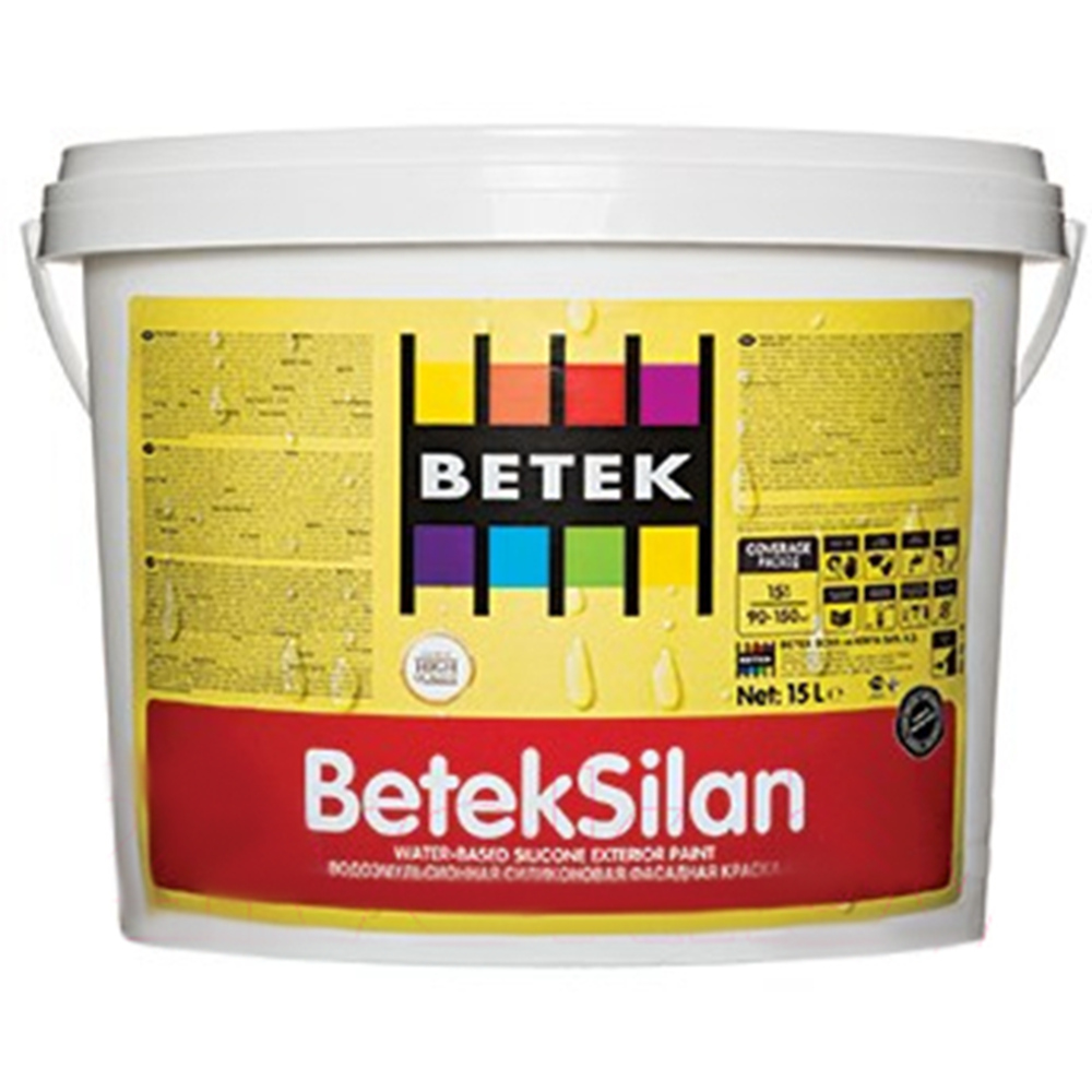 Краска «Betek» Silan White, 7.5 л