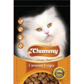 Корм для кошек «Chammy» печень в соусе, 85 г