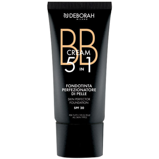 BB-креме «Deborah» Milano BB-cream 5 In 1, SPF 20, тон 01, 30 мл