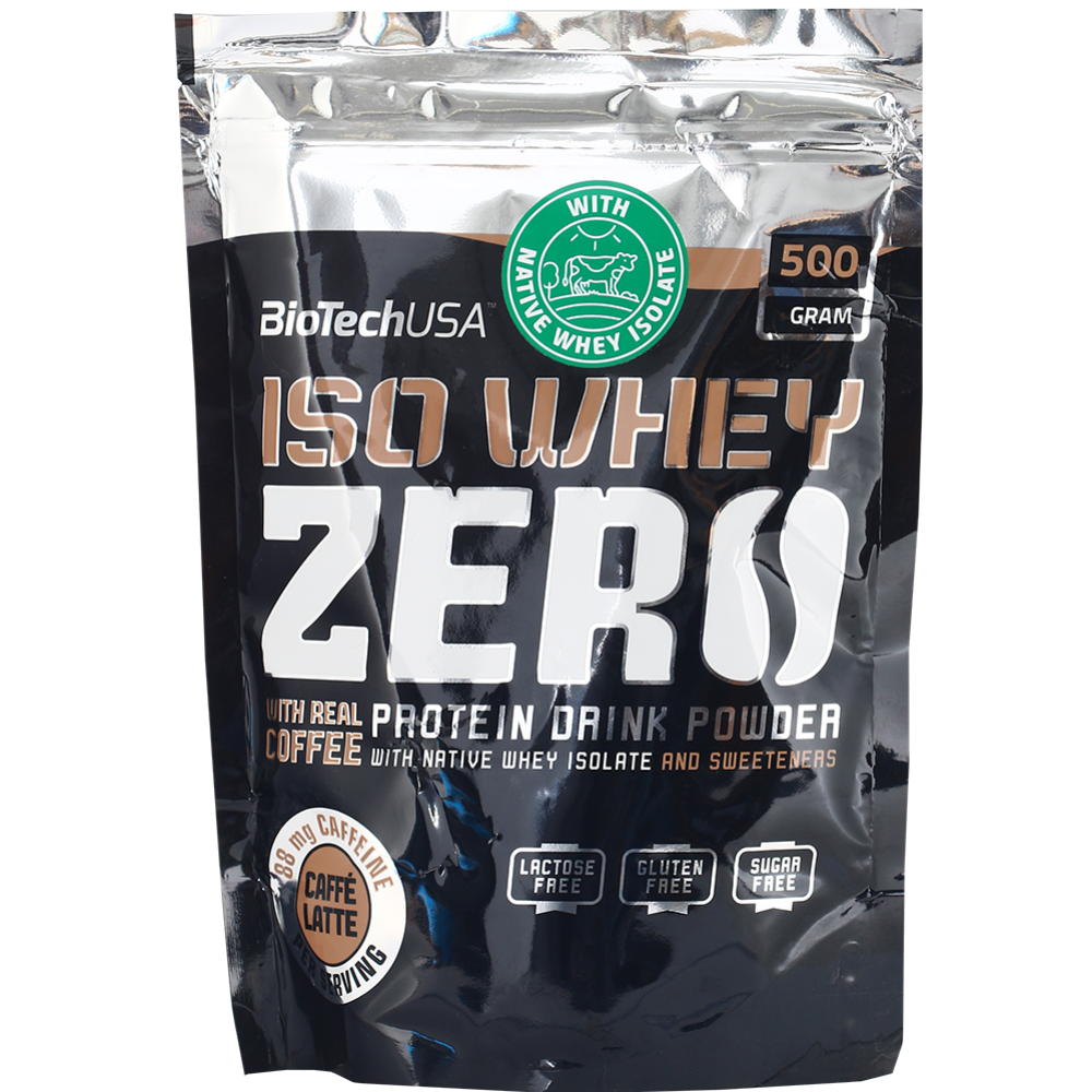 Протеин «BioTech USA» Iso Whey Zero, латте, 500 г