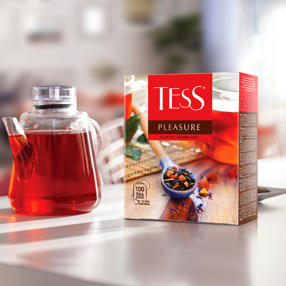 Чай черный «Tess» Pleasure, 100х1.5 г #2