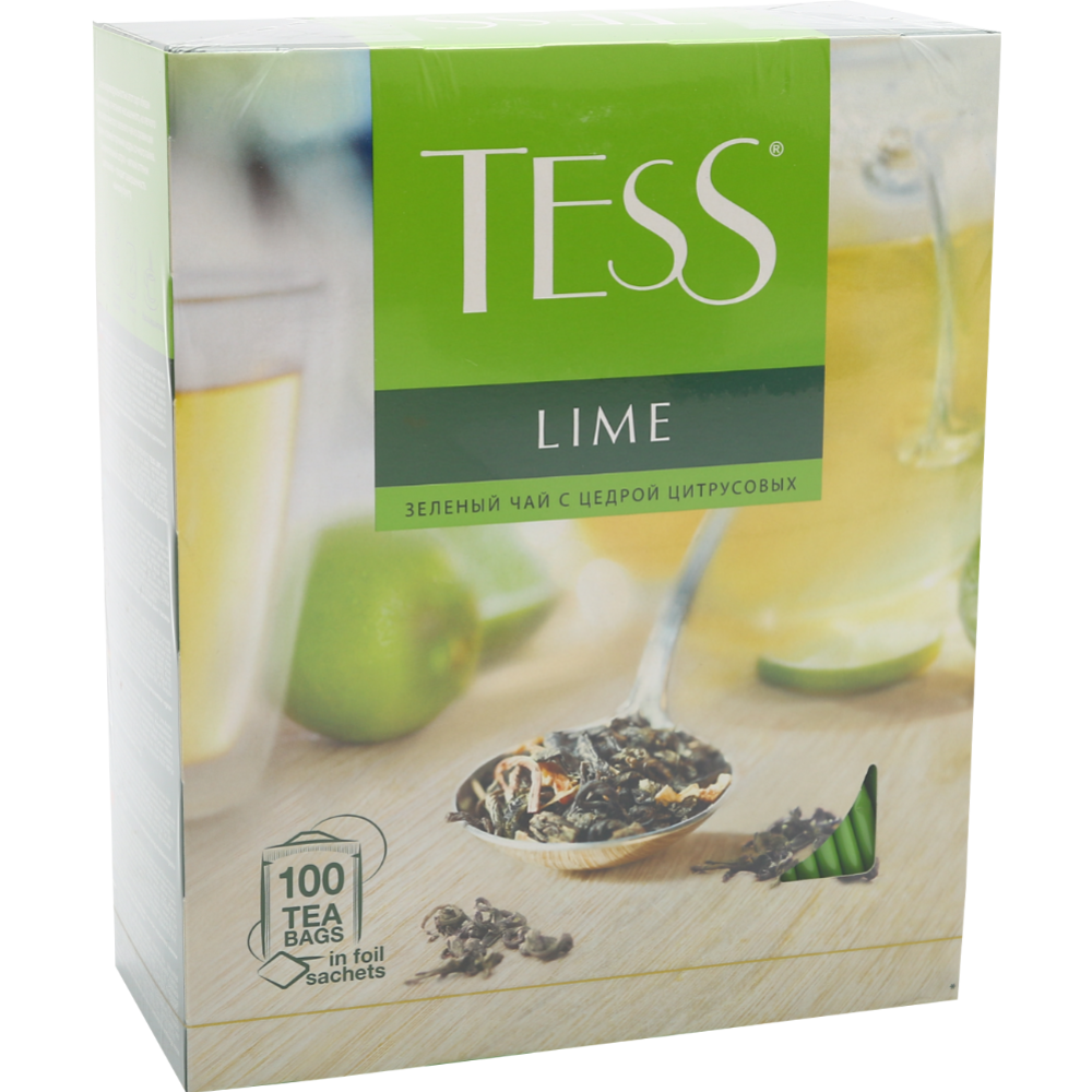 Чай зеленый «Tess» Lime, 100х1.5 г