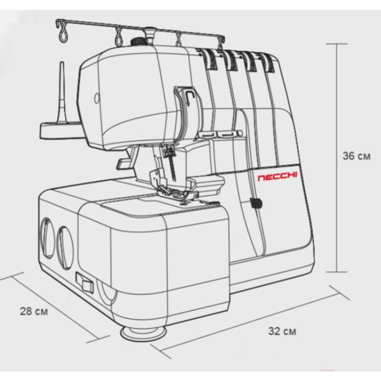 Оверлок «Necchi» 4537D