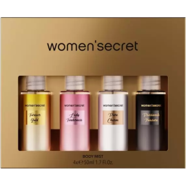 Набор мистов для тела «Women'Secret» forever gold, lady tenderness, pure charm, passionat, 4x50 мл