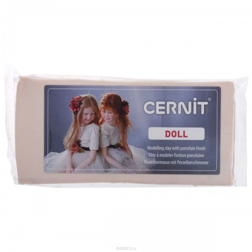 Запекаемая глина для лепки кукол CERNIT DOLL 425 телесный 500 гр