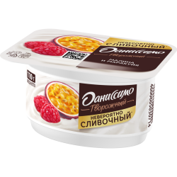 Тво­рож­ный про­дукт «Да­нис­си­мо» малина-ма­ра­куйя, 5.6%, 110 г