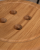 Табурет для кухни деревянный "BUTTON" , массив дуба,  натуральный/белый, STAL-MASSIV
