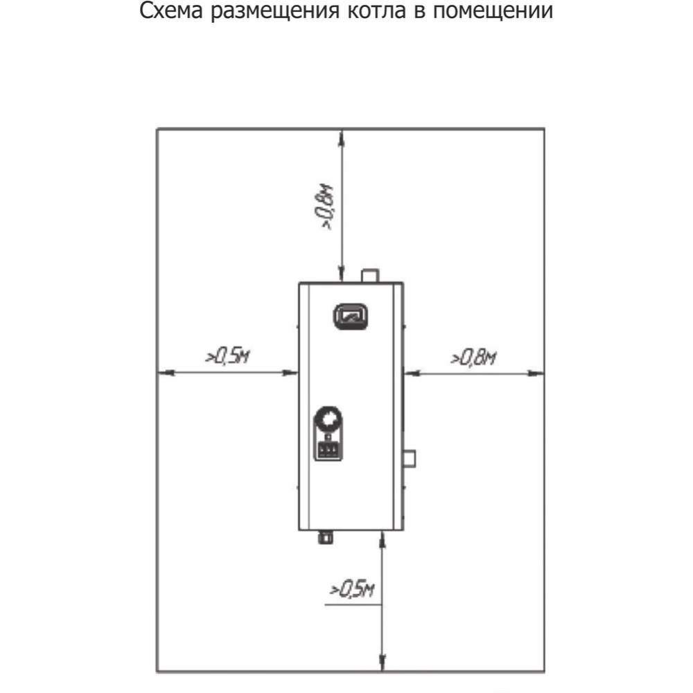 Электрический котел «Теплодар» Спутник 9, белый