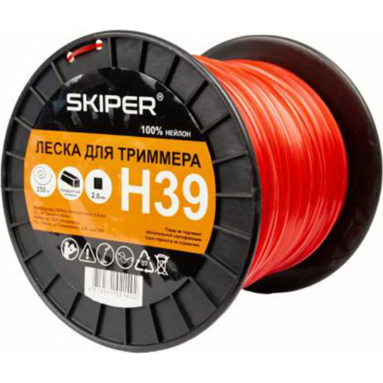 Леска триммерная «Skiper» H39, 350 м