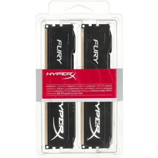 Оперативная память «HyperX» Fury 2x8GB PC3-12800 HX316C10FBK2/16.