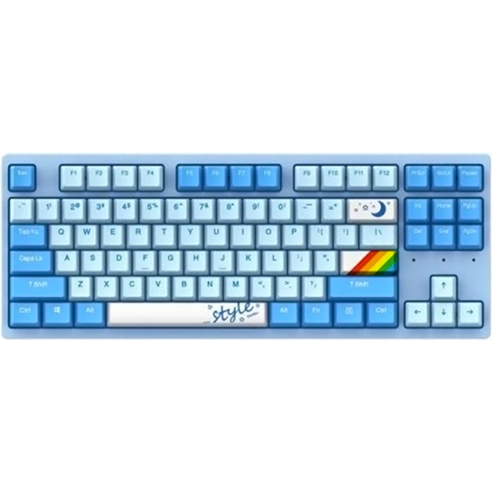 Клавиатура «Dareu» A87X, blue/white